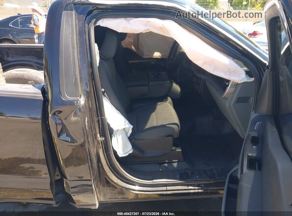 1FTMF1C51PKE96681 2023 FORD F150 Black Widok wnętrza z przodu