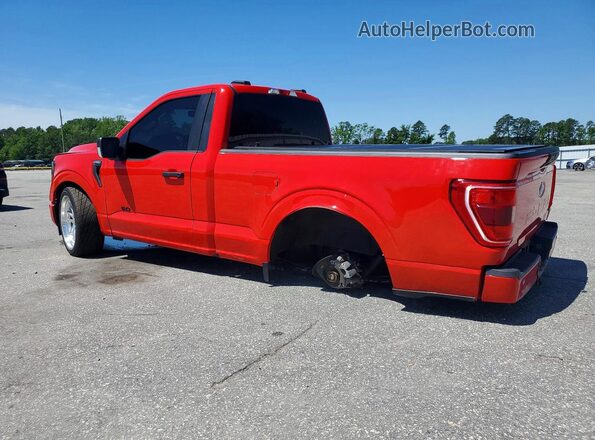 1FTMF1C53PKF64009 2023 FORD F150 Red Trasero izquierdo