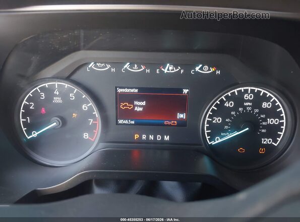 1FTMF1C55PKE92729 2023 FORD F150 Black Հետևի նստատեղերի տեսք