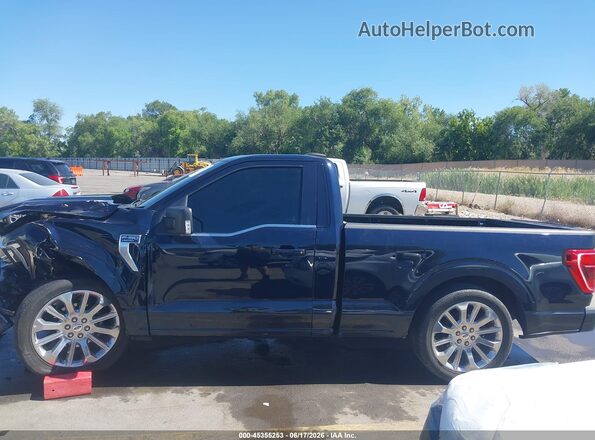1FTMF1C55PKE92729 2023 FORD F150 Black Սալոնի 360 աստիճան տեսք