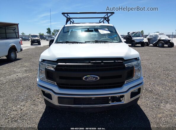 1FTMF1C57KKC49657 2019 FORD F150 White Вид щитка приладів
