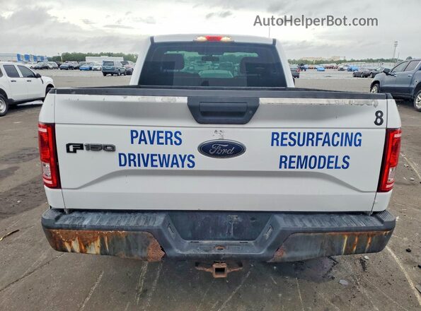 1FTMF1C80HKD38585 2017 FORD F150 White Widok z tyłu