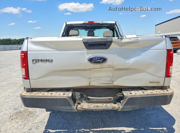 1FTMF1C81GFA67592 2016 FORD F150 Silver Rear view