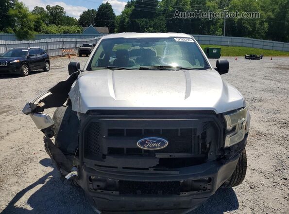 1FTMF1C81GFA67592 2016 FORD F150 Silver Front view