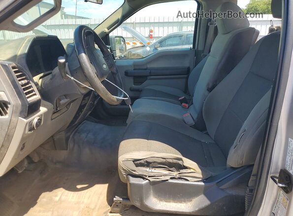 1FTMF1C81GFA67592 2016 FORD F150 Silver Front interior view