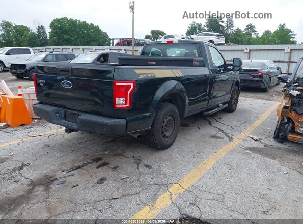 1FTMF1C82GKF34591 2016 FORD F150 Green Задня права чверть