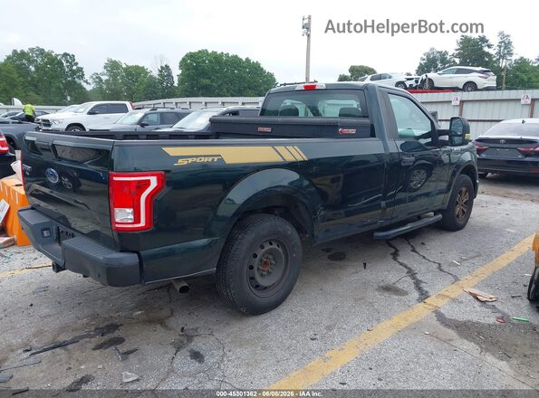 1FTMF1C82GKF34591 2016 FORD F150 Green Вид задньої частини салону