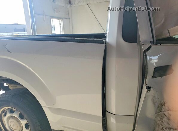 1FTMF1C83GFB52577 2016 FORD F150 White Rear seats view