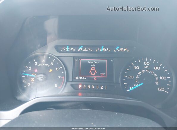 1FTMF1C85GKD13664 2016 FORD F150 White Vista de los asientos traseros