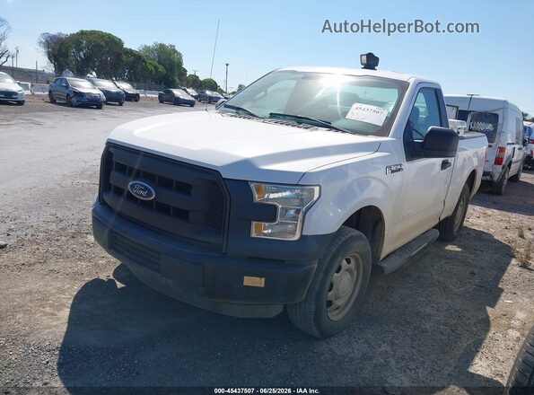 1FTMF1C85GKE64374 2016 FORD F150 White წინა მარცხენა ხედი სამი მეოთხედიდან