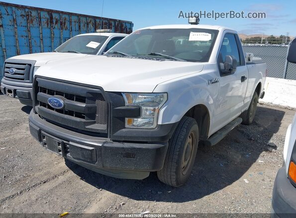 1FTMF1C87GKE64375 2016 FORD F150 White Vista tres cuartos delantera izquierda