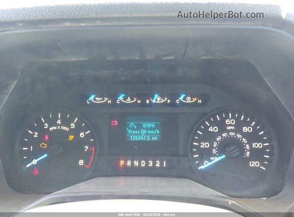1FTMF1C87GKE64375 2016 FORD F150 White Vista de los asientos traseros