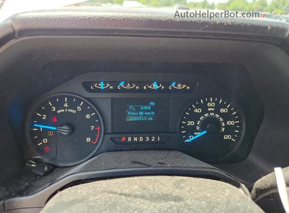 1FTMF1C88GKD60347 2016 FORD F150 Белый Вид щитка приборов