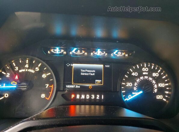 1FTMF1C89GFC12815 2016 FORD F150 White Instrument cluster view