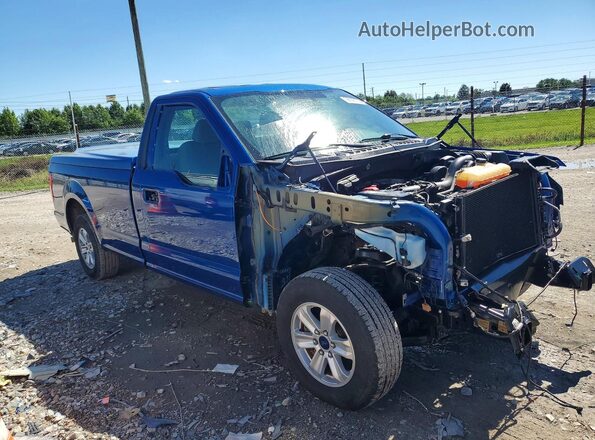 1FTMF1C89HKD67941 2017 FORD F150 Blue Przód prawy