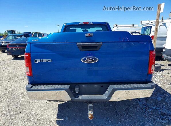 1FTMF1C89HKD67941 2017 FORD F150 Blue Widok tylnych siedzeń