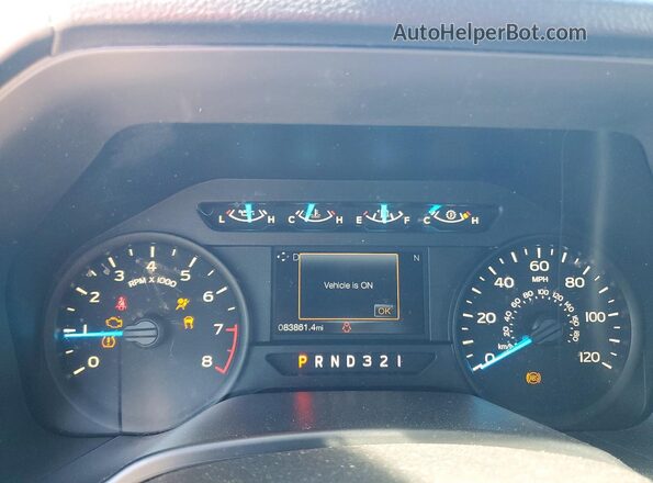 1FTMF1C89HKD67941 2017 FORD F150 Blue Widok zestawu wskaźników