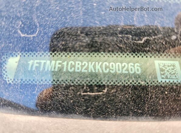 1FTMF1CB2KKC90266 2019 FORD F150 White 