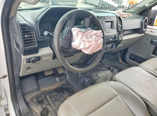 1FTMF1CB2KKD02092 2019 FORD F150 White Dashboard view