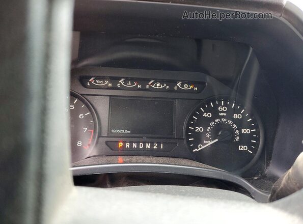 1FTMF1CB2KKD02092 2019 FORD F150 White Instrument cluster view