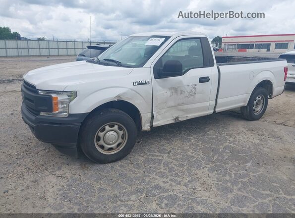 1FTMF1CB2KKD86754 2019 FORD F150 White Vista tres cuartos delantera izquierda