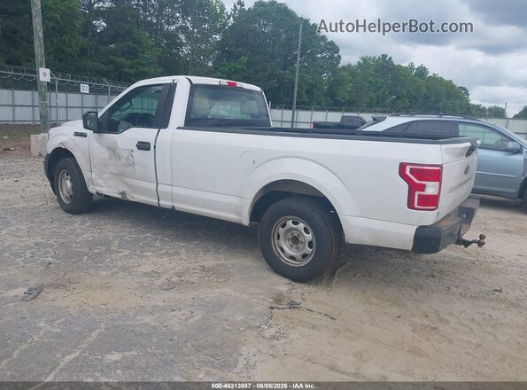 1FTMF1CB2KKD86754 2019 FORD F150 White Trasero izquierdo