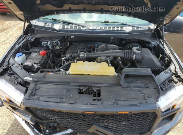 1FTMF1CB3KKE45116 2019 FORD F150 Gray Rear interior view