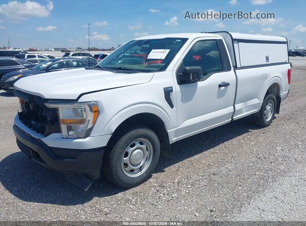 1FTMF1CB3NKE05493 2022 FORD F150 White Przód lewy