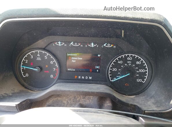 1FTMF1CB3NKE05493 2022 FORD F150 White Widok tylnych siedzeń
