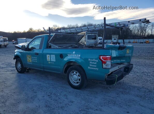 1FTMF1CB4KKD62908 2019 FORD F150 Teal უკანა მარცხენა