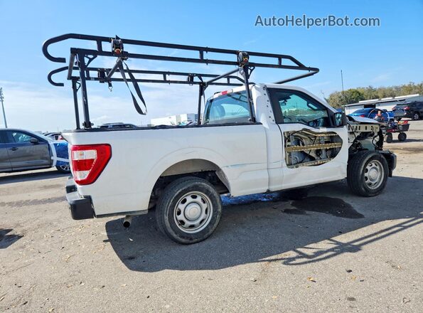 1FTMF1CB4MKE25119 2021 FORD F150 White Հետևի աջ