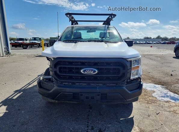1FTMF1CB4MKE25119 2021 FORD F150 White Դիմացի տեսք