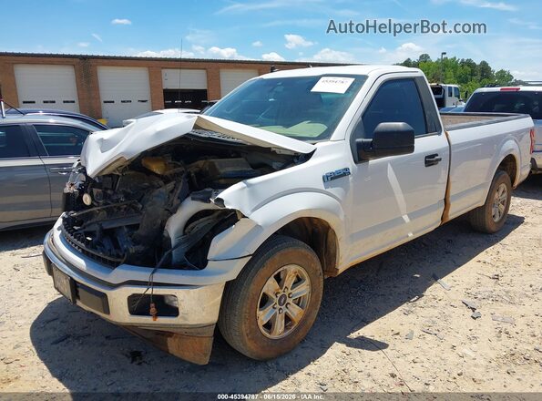1FTMF1CB5LKD00497 2020 FORD F150 White Vista tres cuartos delantera izquierda