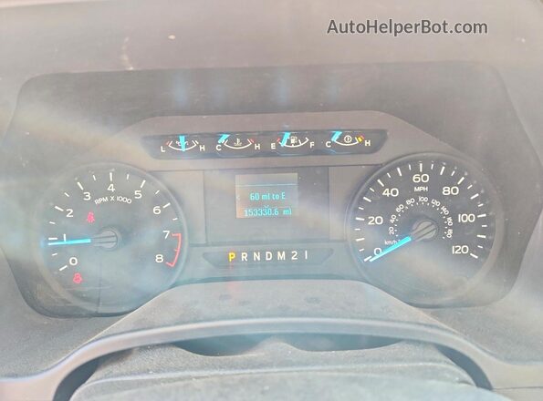 1FTMF1CB7KKD57251 2019 FORD F150 Two Tone ხელსაწყოთა პანელის ხედი