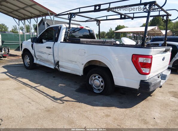 1FTMF1CB7MKD72464 2021 FORD F150 White Trasero izquierdo