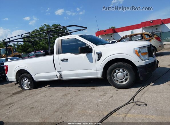 1FTMF1CB7MKD72464 2021 FORD F150 White Vista interior trasera