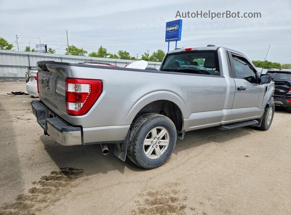 1FTMF1CB7MKE94399 2021 FORD F150 Silver უკანა მარჯვენა