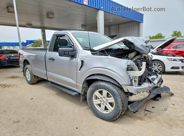 1FTMF1CB7MKE94399 2021 FORD F150 Silver წინა მარჯვენა