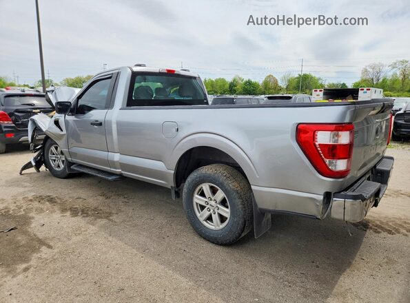 1FTMF1CB7MKE94399 2021 FORD F150 Silver უკანა მარცხენა