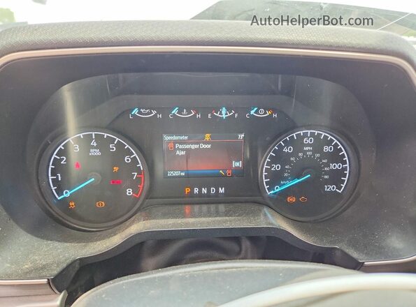 1FTMF1CB7MKE94399 2021 FORD F150 Silver ხელსაწყოთა პანელის ხედი