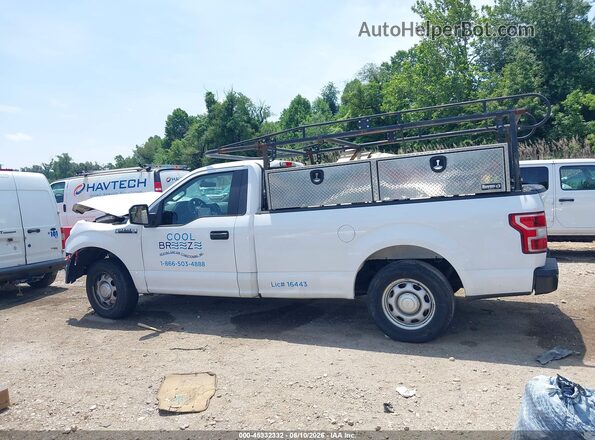 1FTMF1CB8KKC08119 2019 FORD F150 White Widok wnętrza 360 stopni