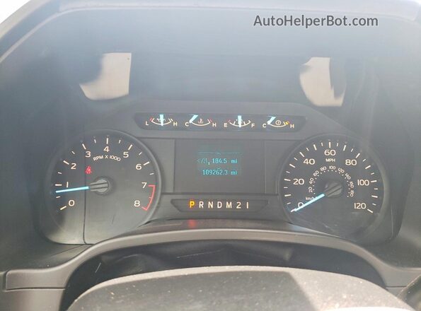 1FTMF1CB9KKD57817 2019 FORD F150 White Սարքավորումների վահանակի տեսք
