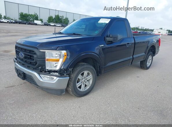 1FTMF1CB9NKD48331 2022 FORD F150 Black Front left