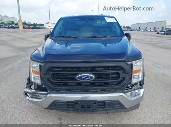 1FTMF1CB9NKD48331 2022 FORD F150 Black Rear interior view
