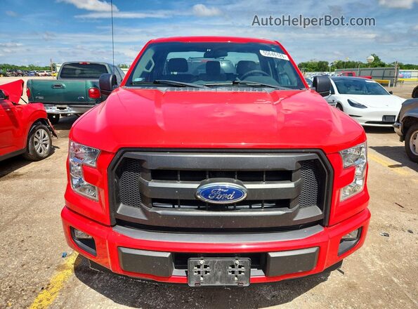 1FTMF1CP0HKC98208 2017 FORD F150 Red Widok z przodu
