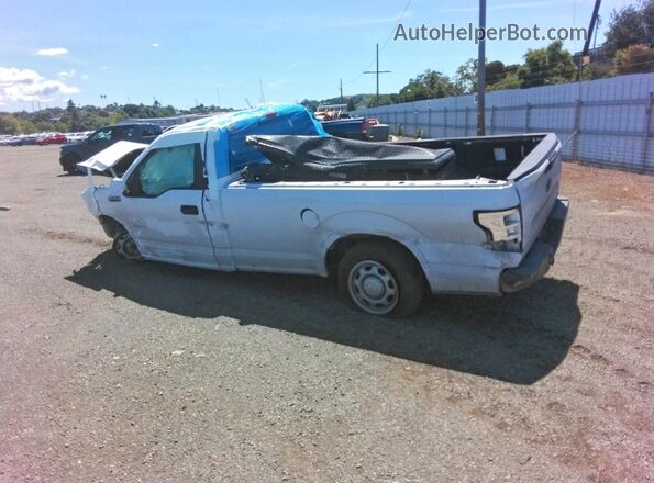 1FTMF1CP1JKE51409 2018 FORD F150 White Trasero izquierdo