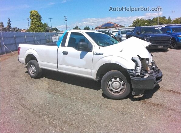 1FTMF1CP1JKE51409 2018 FORD F150 White Delantero derecho