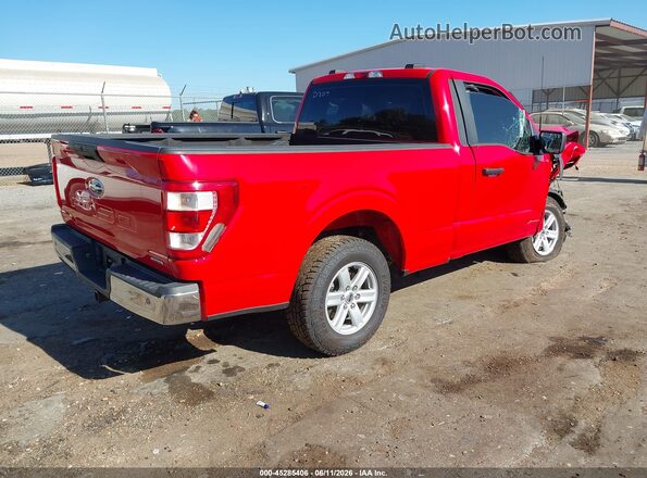 1FTMF1CP2NKD18017 2022 FORD F150 Red უკანა მარჯვენა