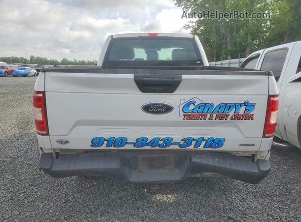 1FTMF1CP6JFD87330 2018 FORD F150 White Rear seats view