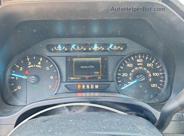 1FTMF1CP6JFD87330 2018 FORD F150 White Instrument cluster view
